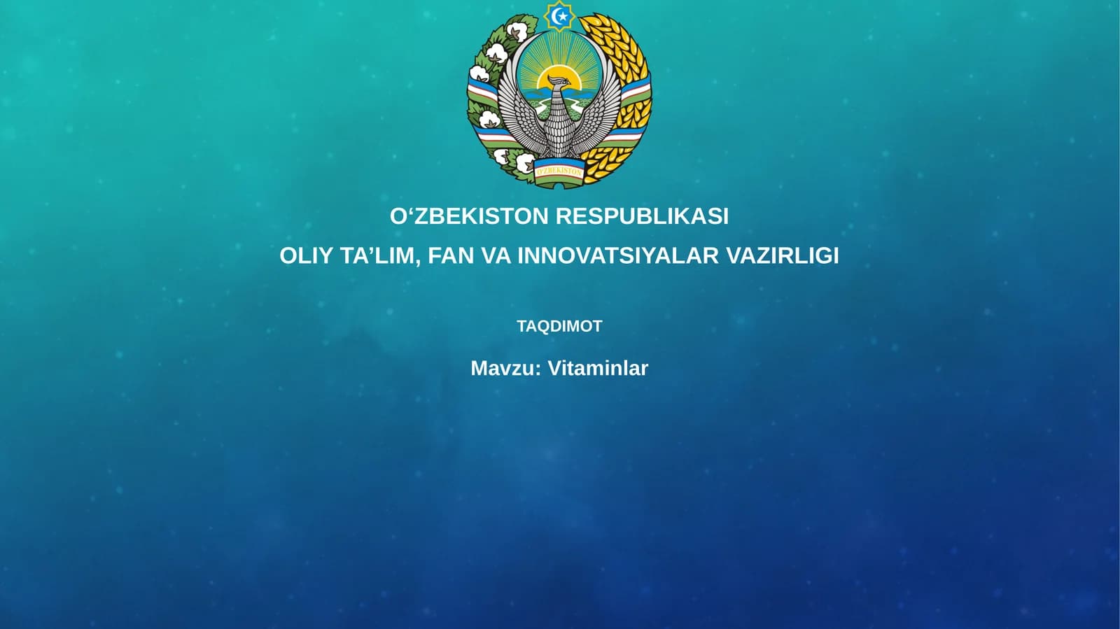Vitaminlar