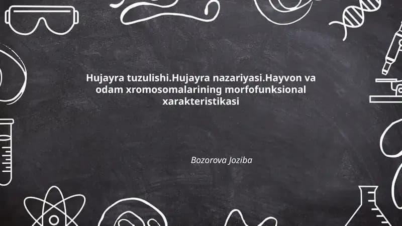 Hujayra tuzulishi