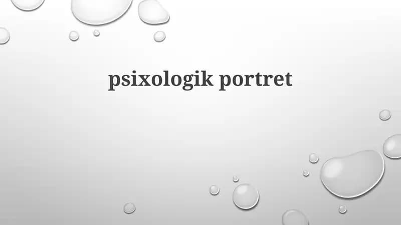 psixologikportret
