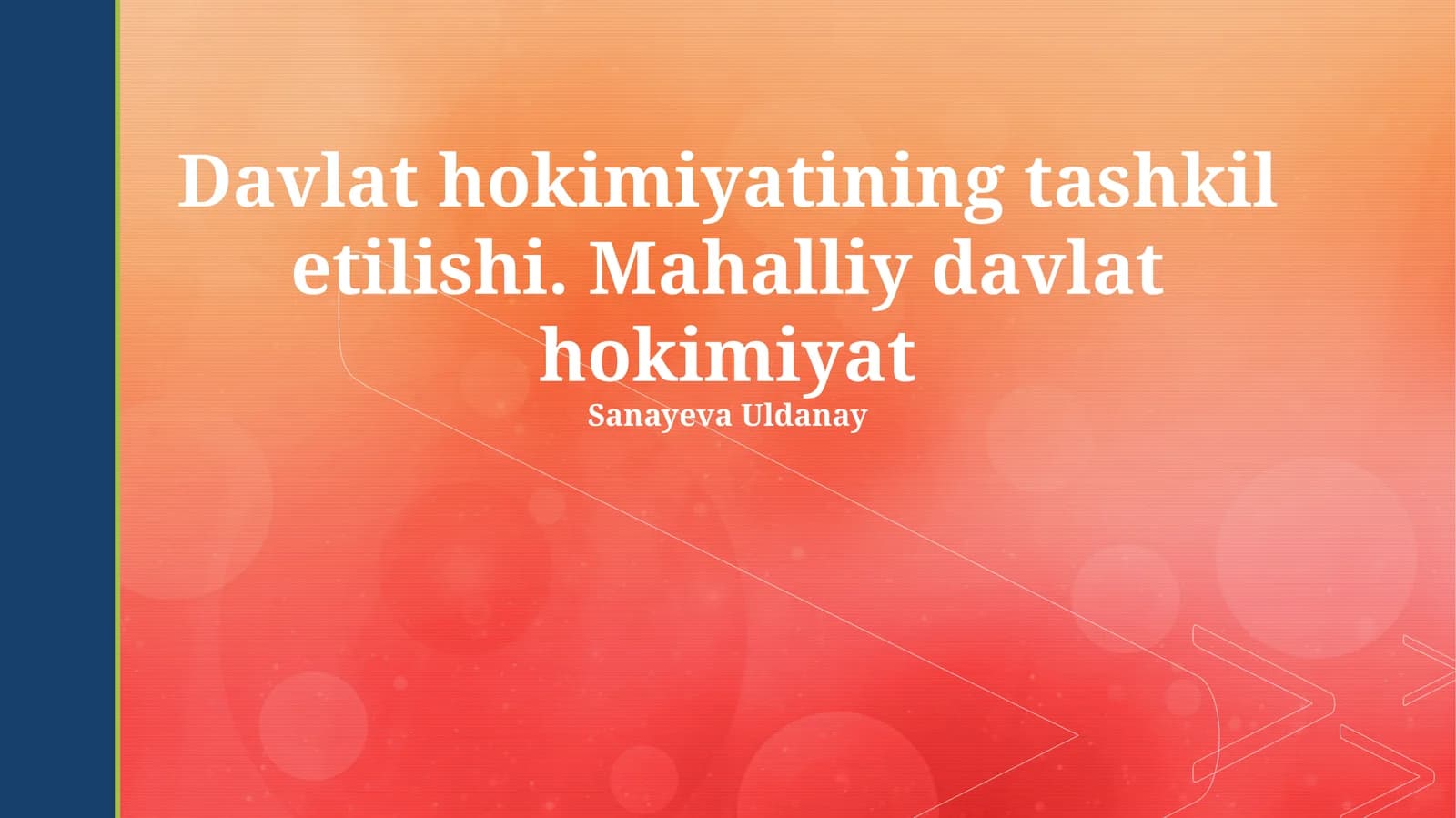 Mahalliy Davlat Hokimiyati