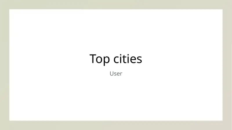 Global Cities: Culture & Economy
