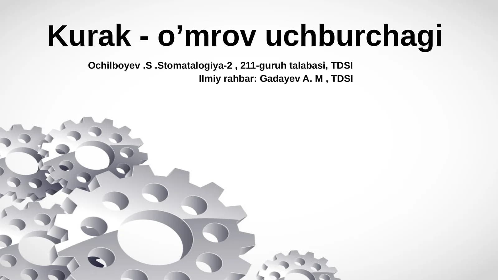 Kurak omrov uchburchagi