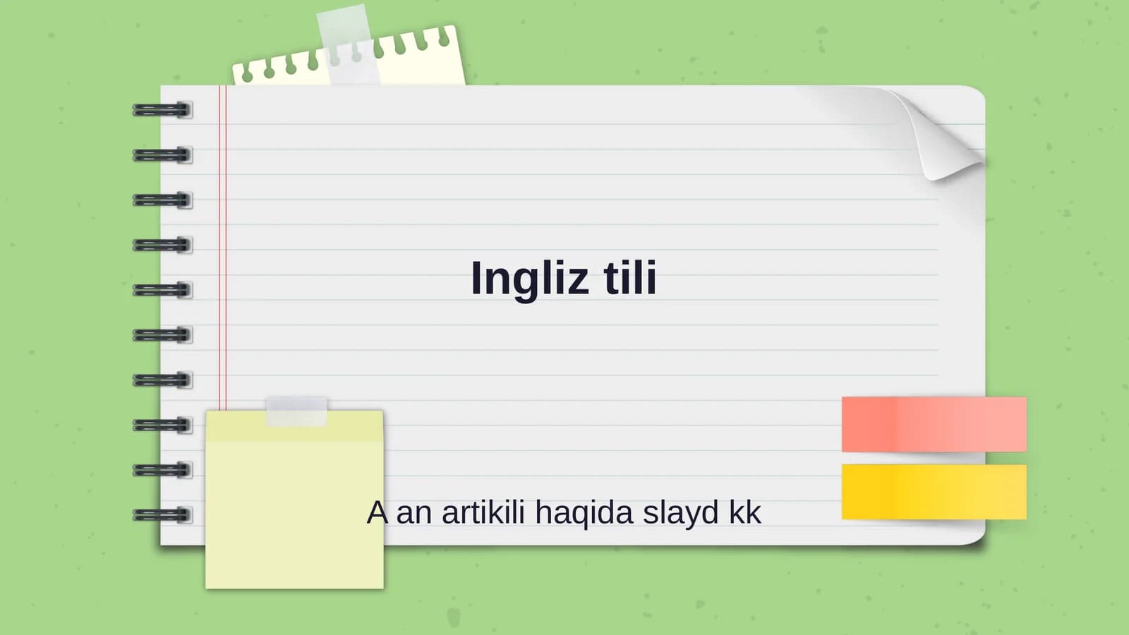 A va An artikillari