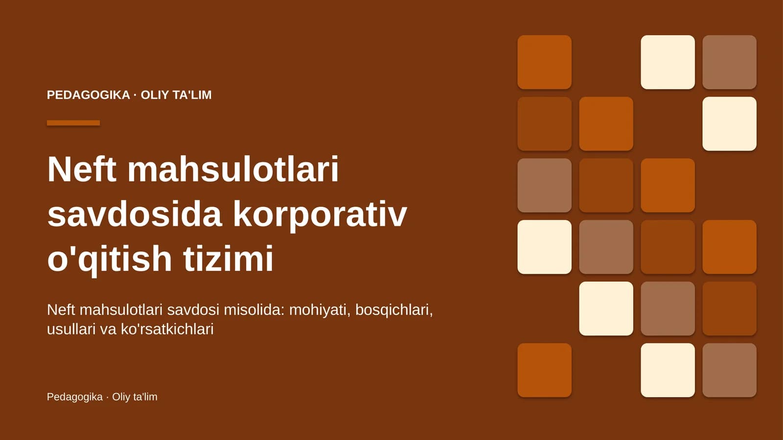 neft mahsulotlari savdosida korporativ o'qitish tizimi 5948