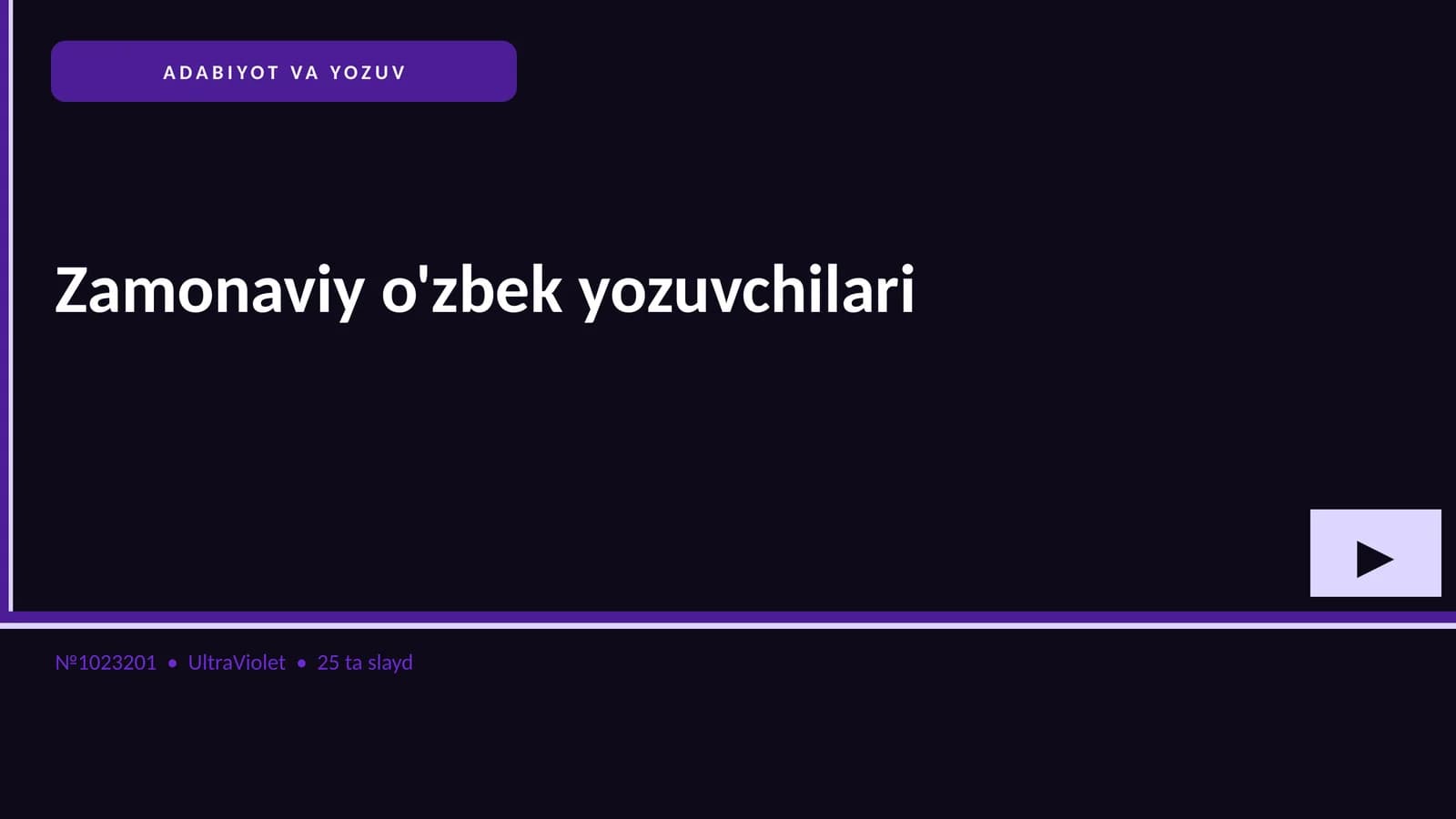 Zamonaviy o'zbek yozuvchilari