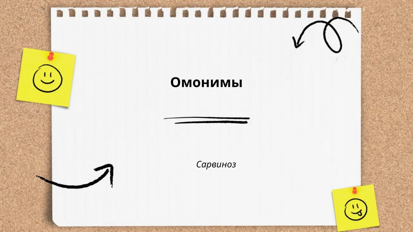 Омонимы