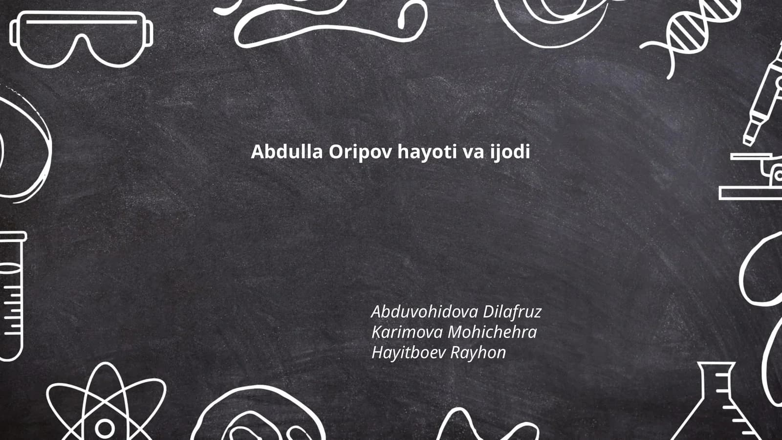 Abdulla Oripov hayoti va ijodi