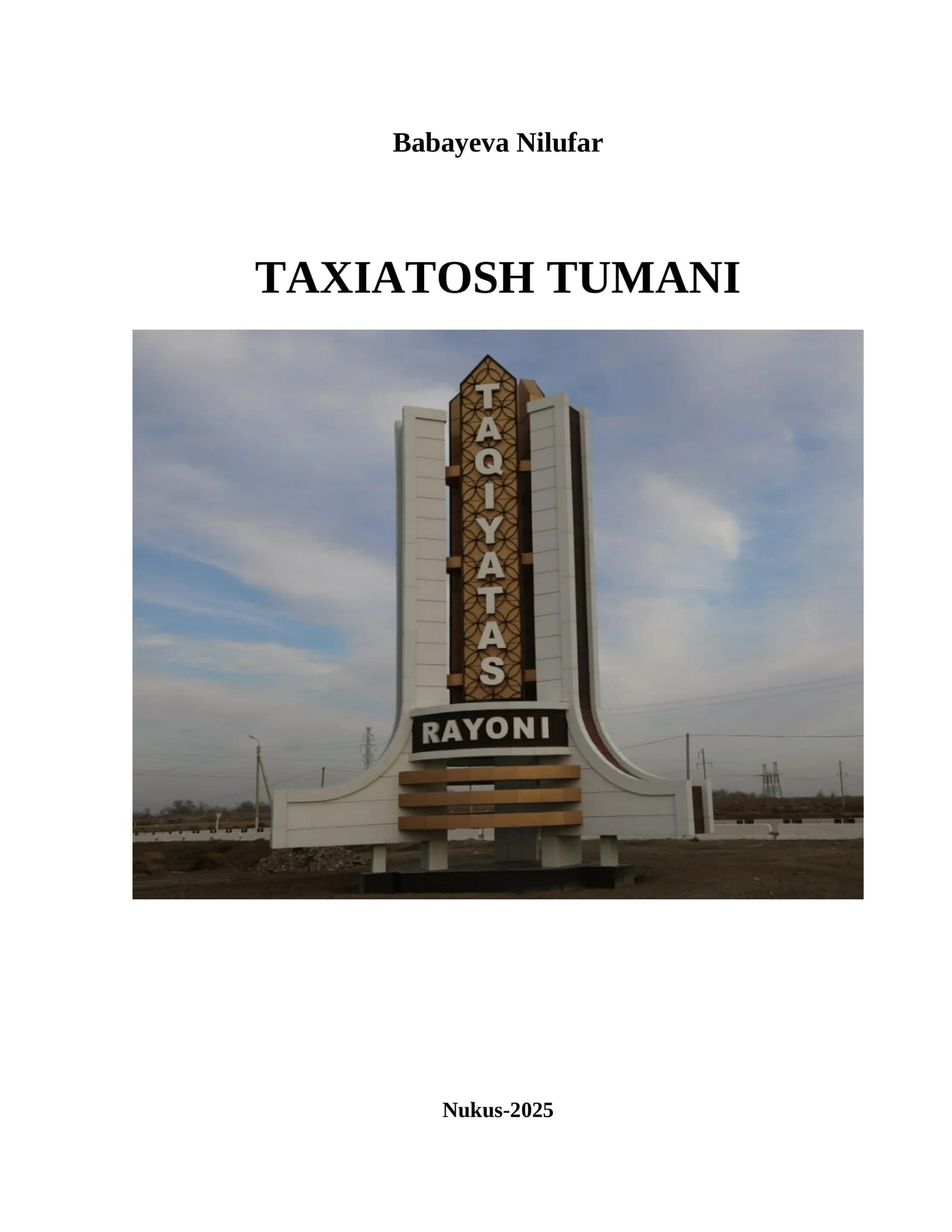 TAXIATOSH TUMANI