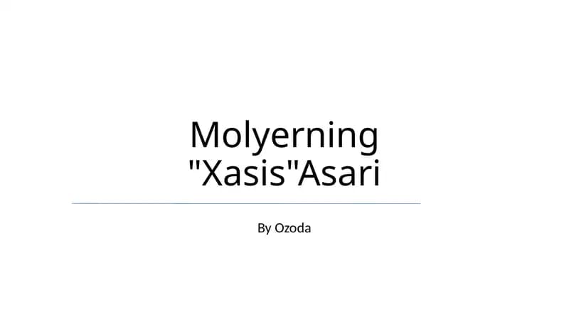 Molyerning "Xasis"Asari