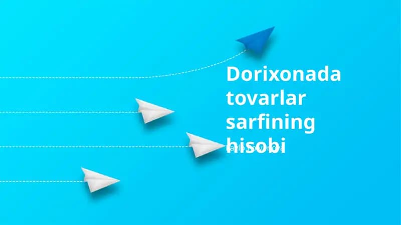 Dorixonada tovarlar sarfining hisobi