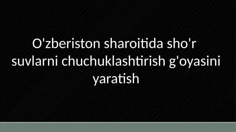 O'zberistonsharoitidasho'r
