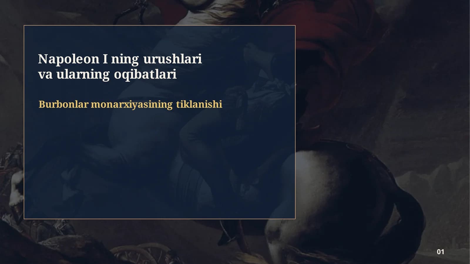 Napoleon I ning urushlari va ularning oqibatlari