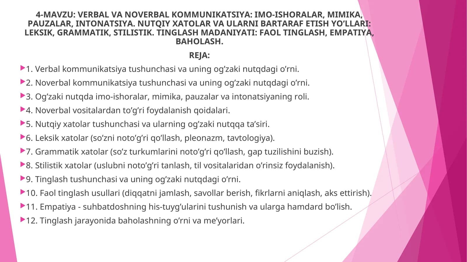 Nutqiy Kommunikatsiya