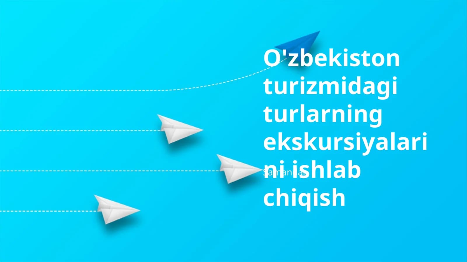 Turlarni Rivojlantirish Strategiyalari