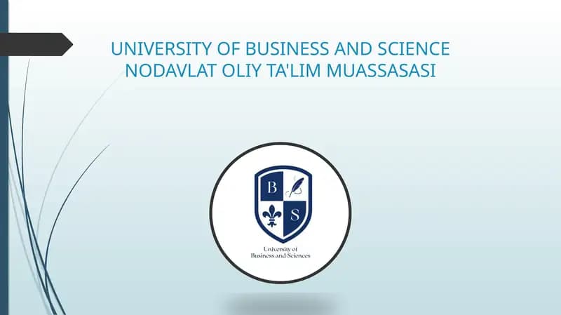 Ta'limni tashkilotlash shakllari va turlari