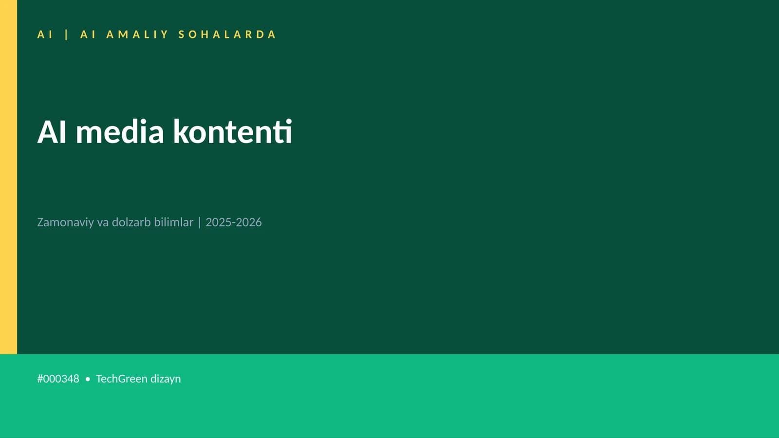 AI media kontenti