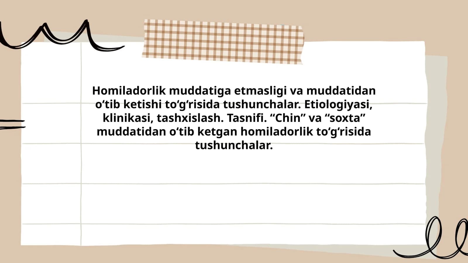 Homiladorlik Muddati