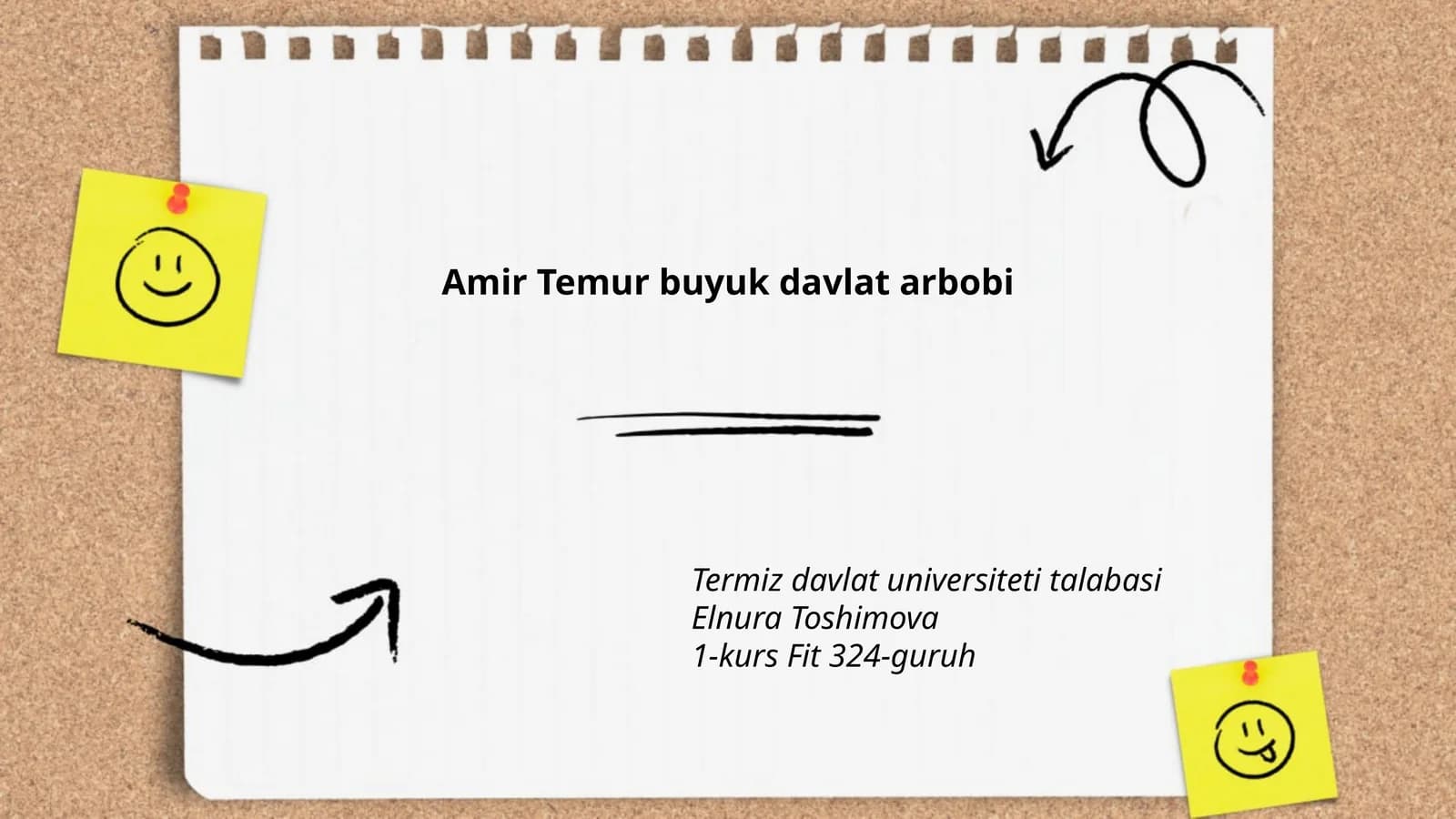 Amir Temur buyuk davlat arbobi