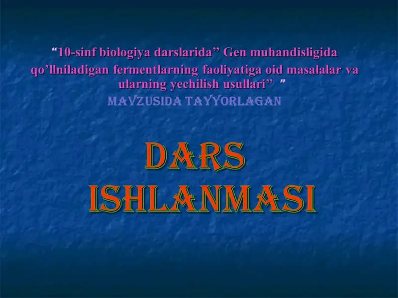 Gen injeneriyasi