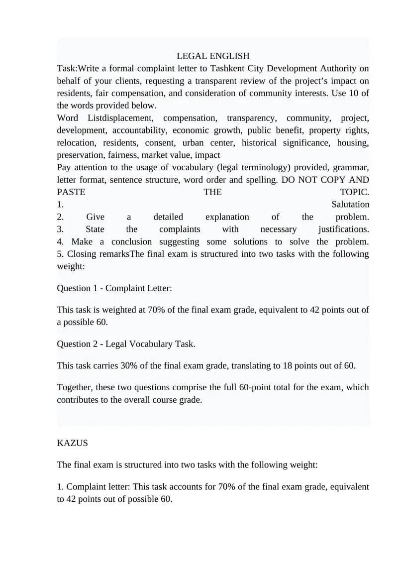 Legal English