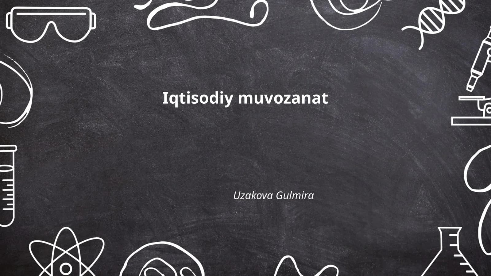 Iqtisodiy muvozanat