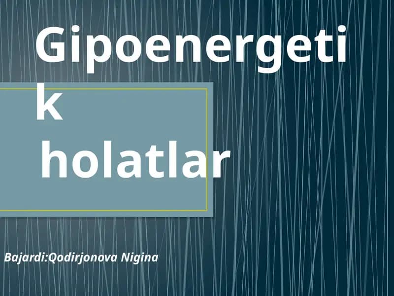 Gipoenergetikholatlar