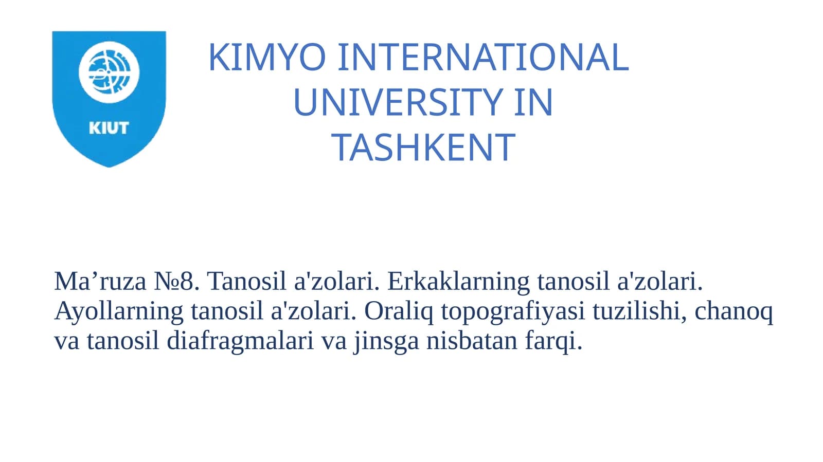 JINSIY A‘ZOLAR TIZIMI