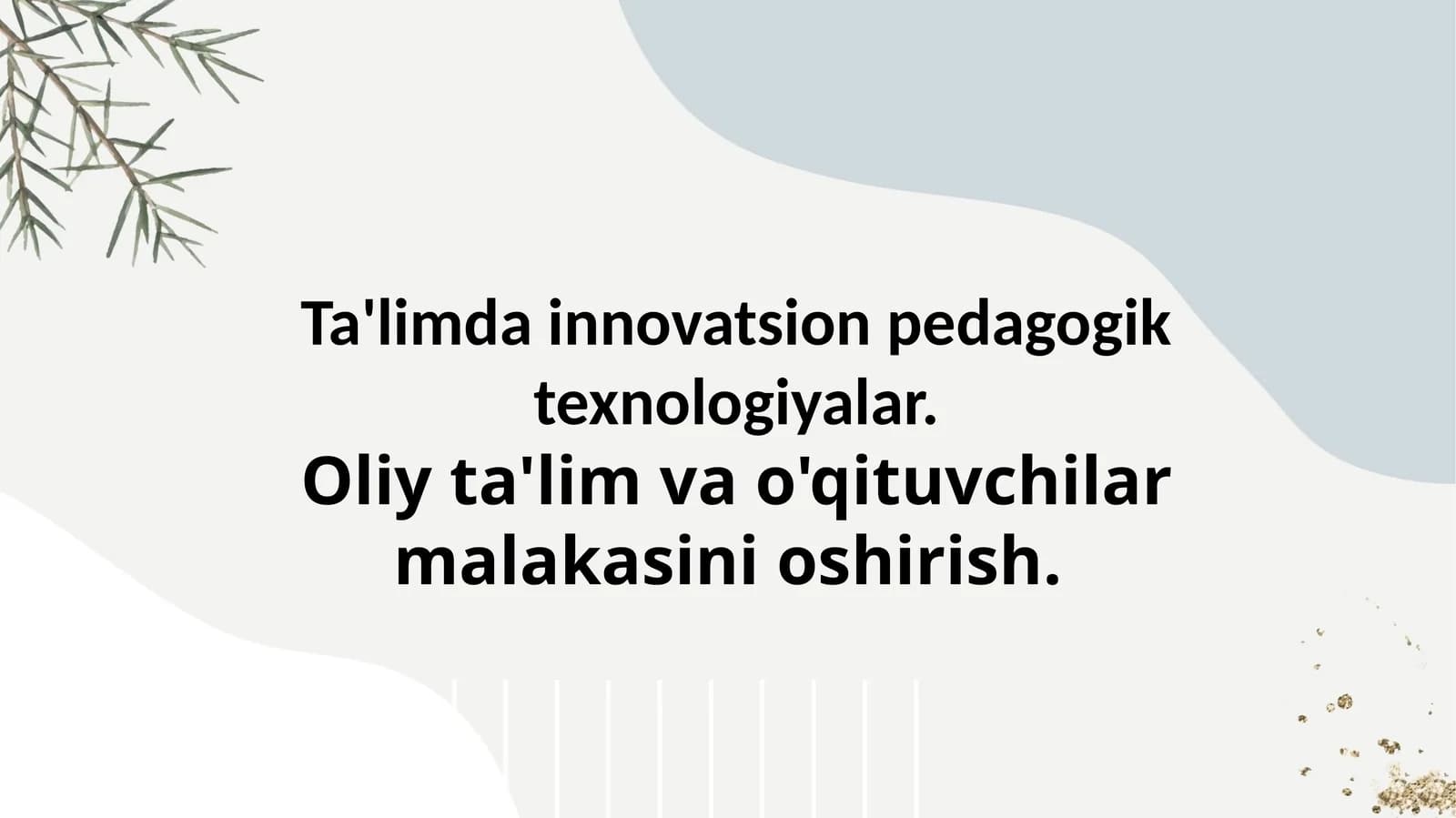 Oliy ta'lim