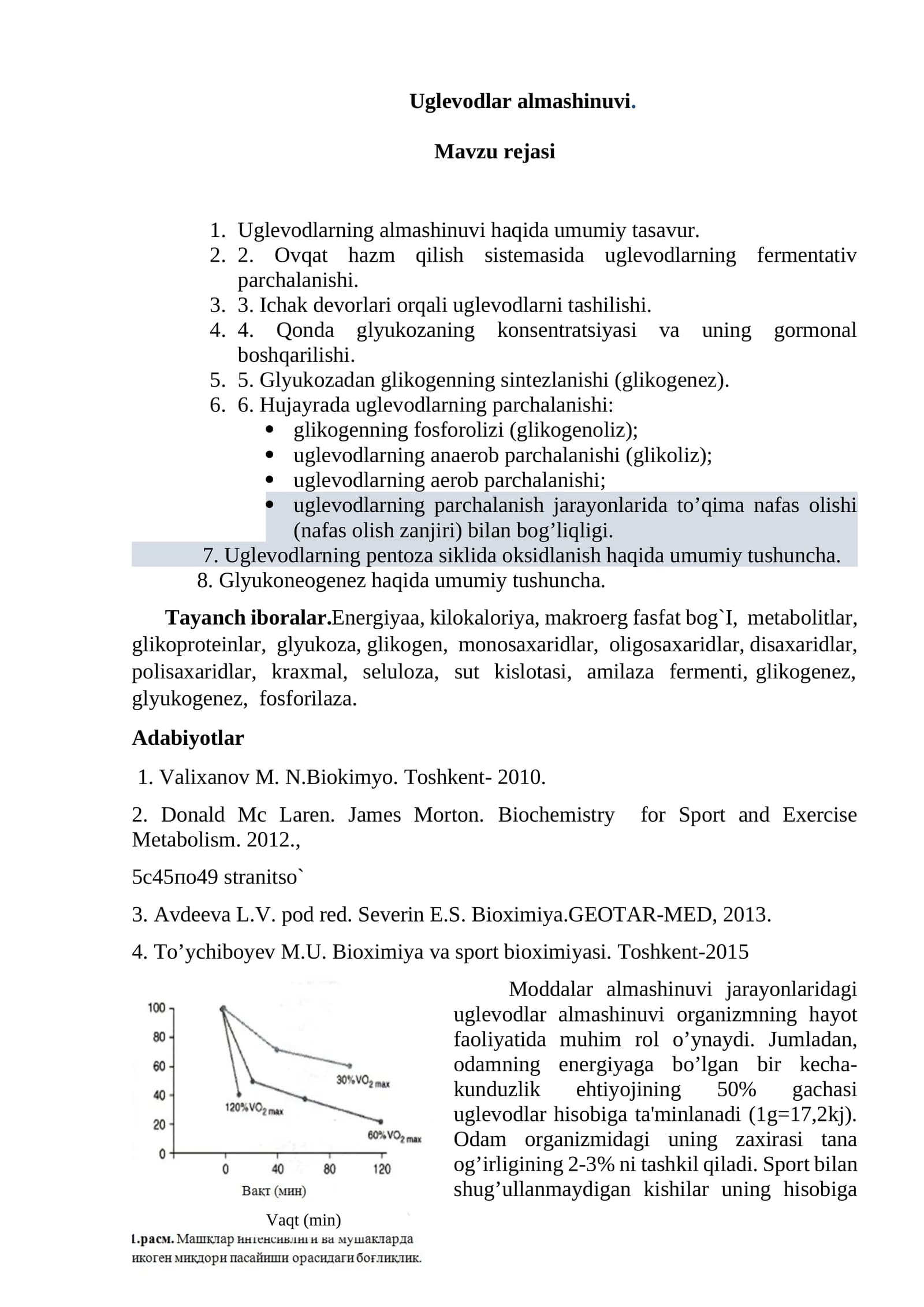Uglevodlar almashinuvi
