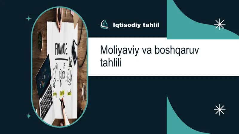 Moliyaviy va boshqaruv tahlili