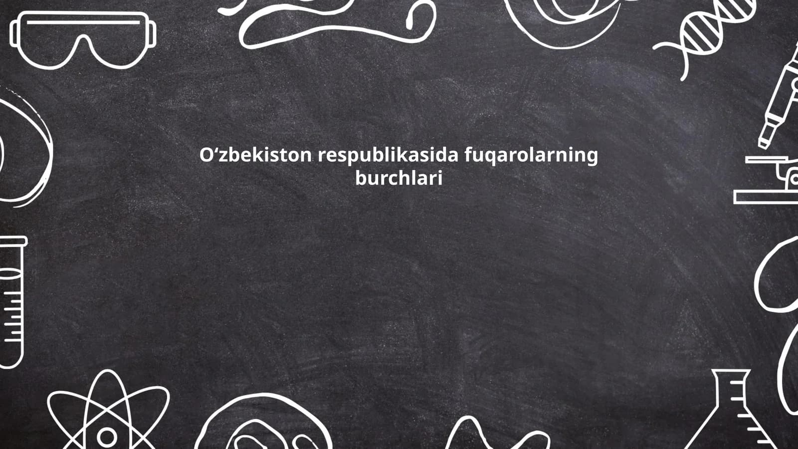 Oʻzbekiston respublikasida fuqarolarning burchlari