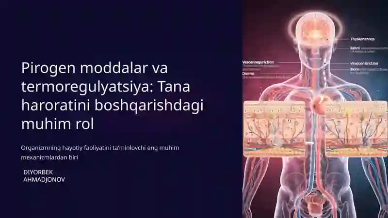 Pirogen moddalar va termoregulyatsiya