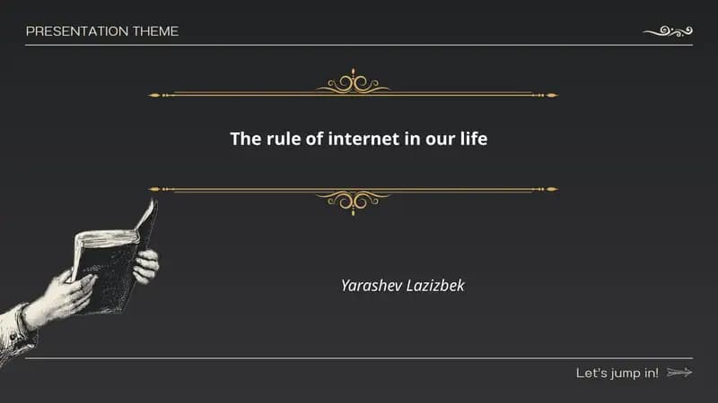 The rule of internet in our life