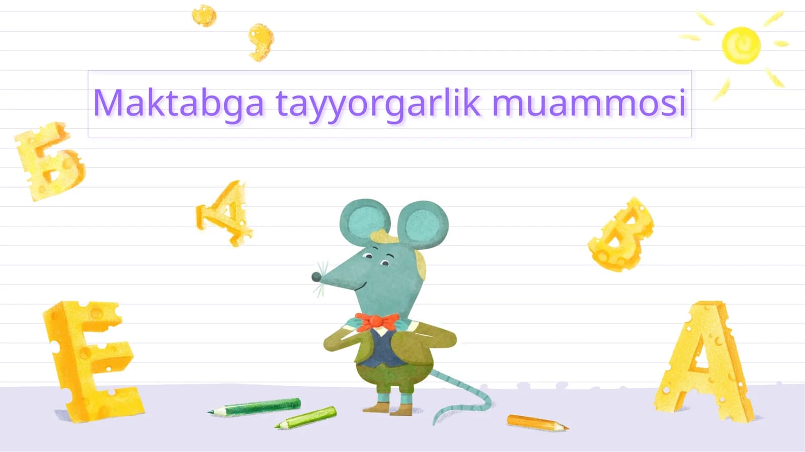 Maktab gatayyorgarlik muammosi