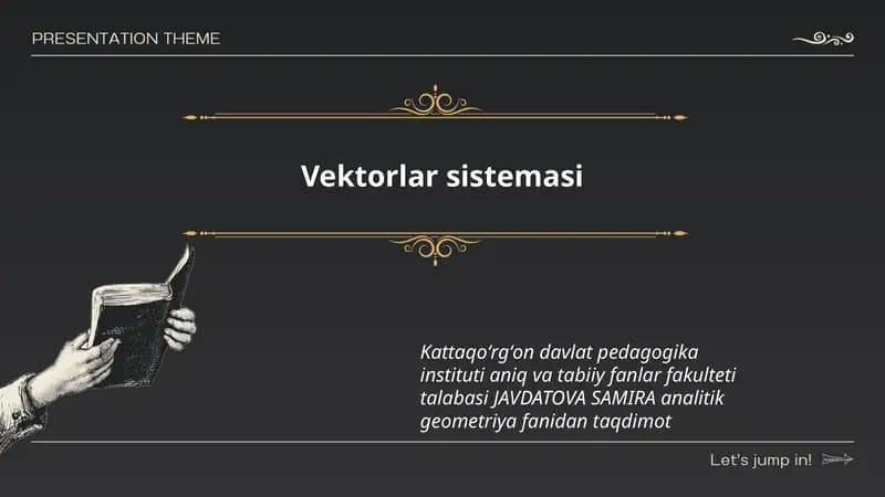 Vektorlar sistemasi