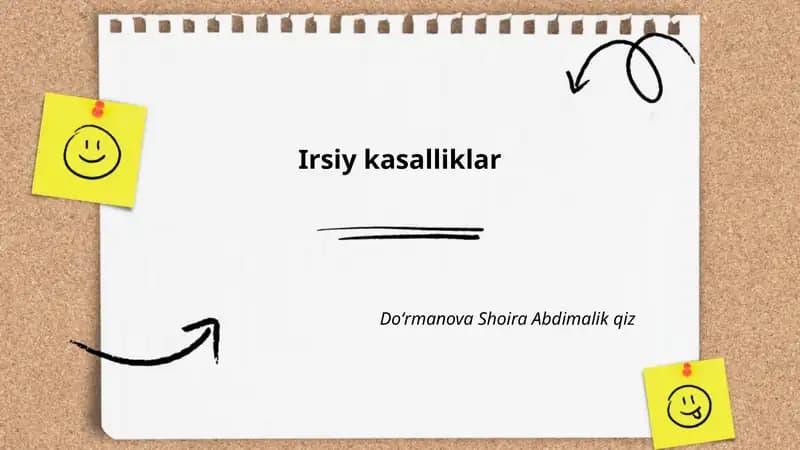 Irsiy kasalliklar