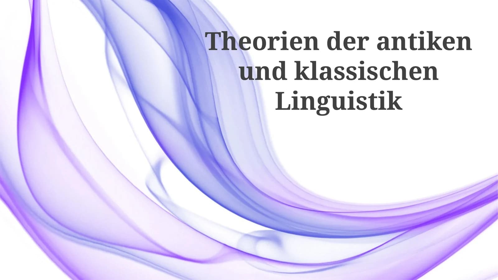 Römische Linguistik: Varro und Priscian