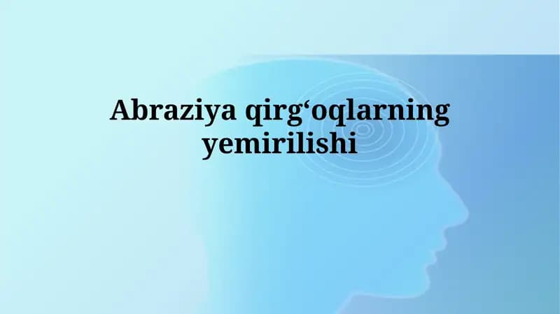 Abraziya qirgʻoqlarning yemirilishi