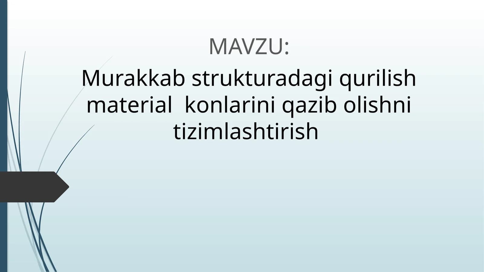 Qoplovchi jinslarni qazib olish