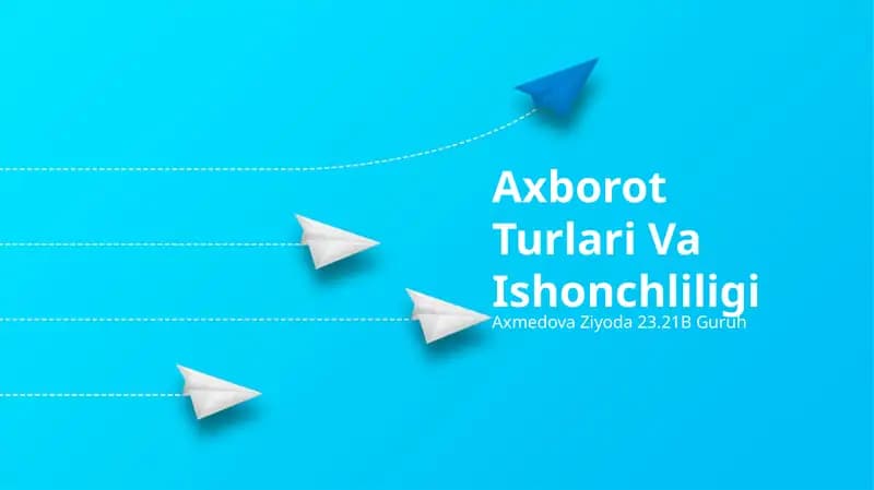 Axborot Turlari