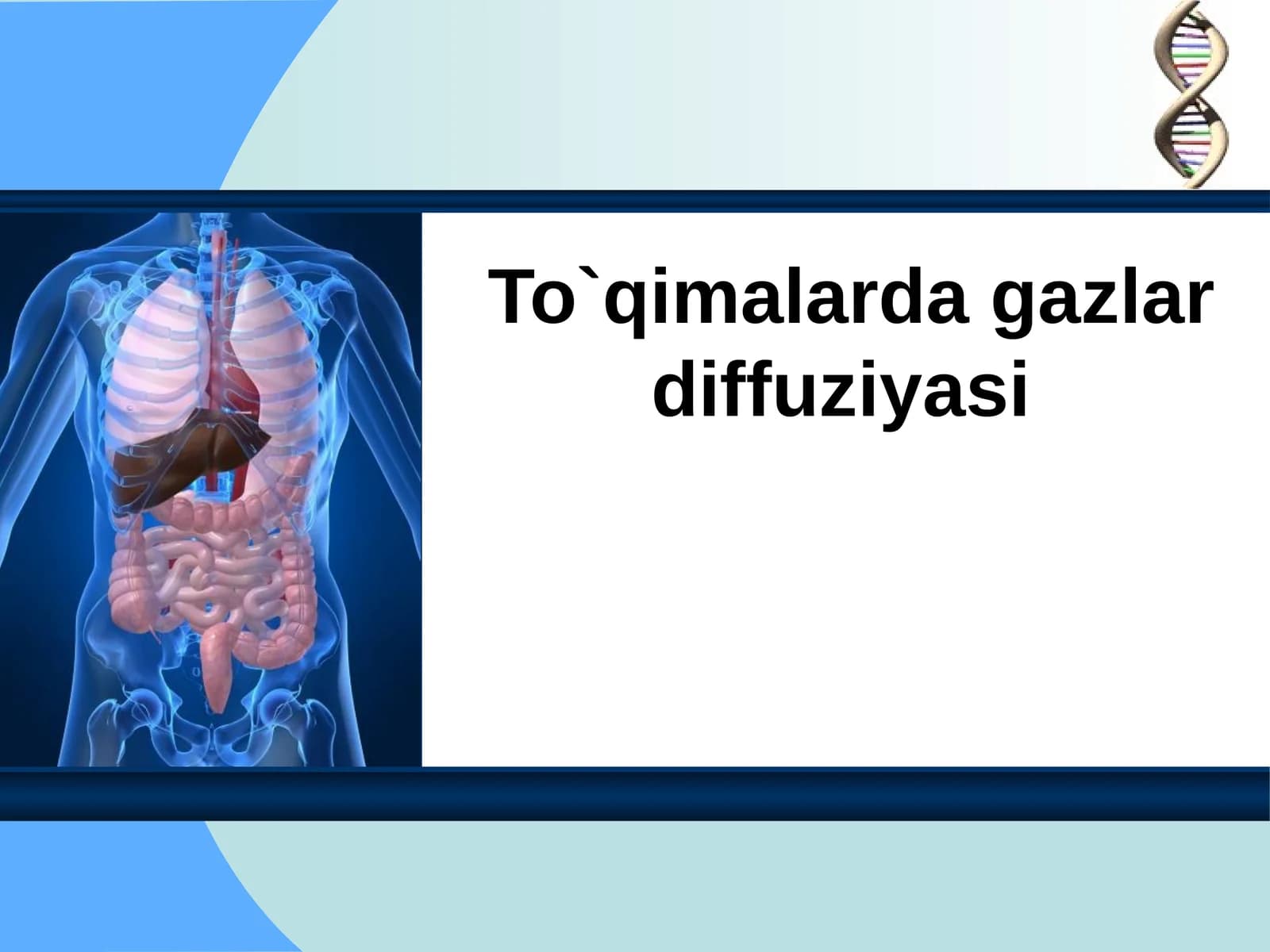 To`qimalarda gazlar diffuziyasi