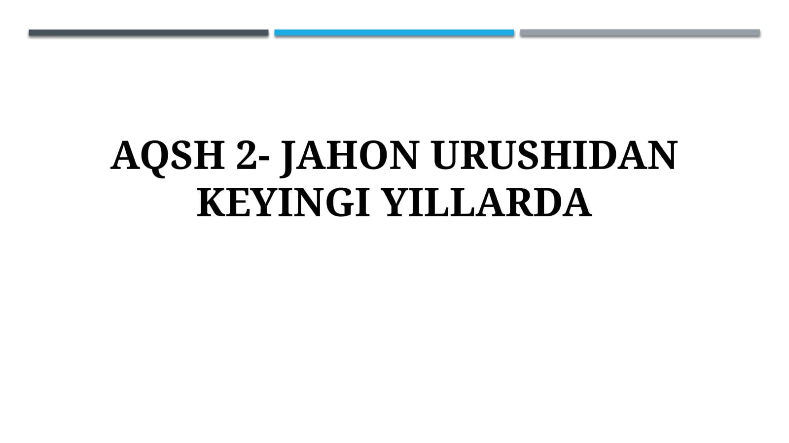 Sovuq urush davri va Amerika Qo'shma Shtatlari