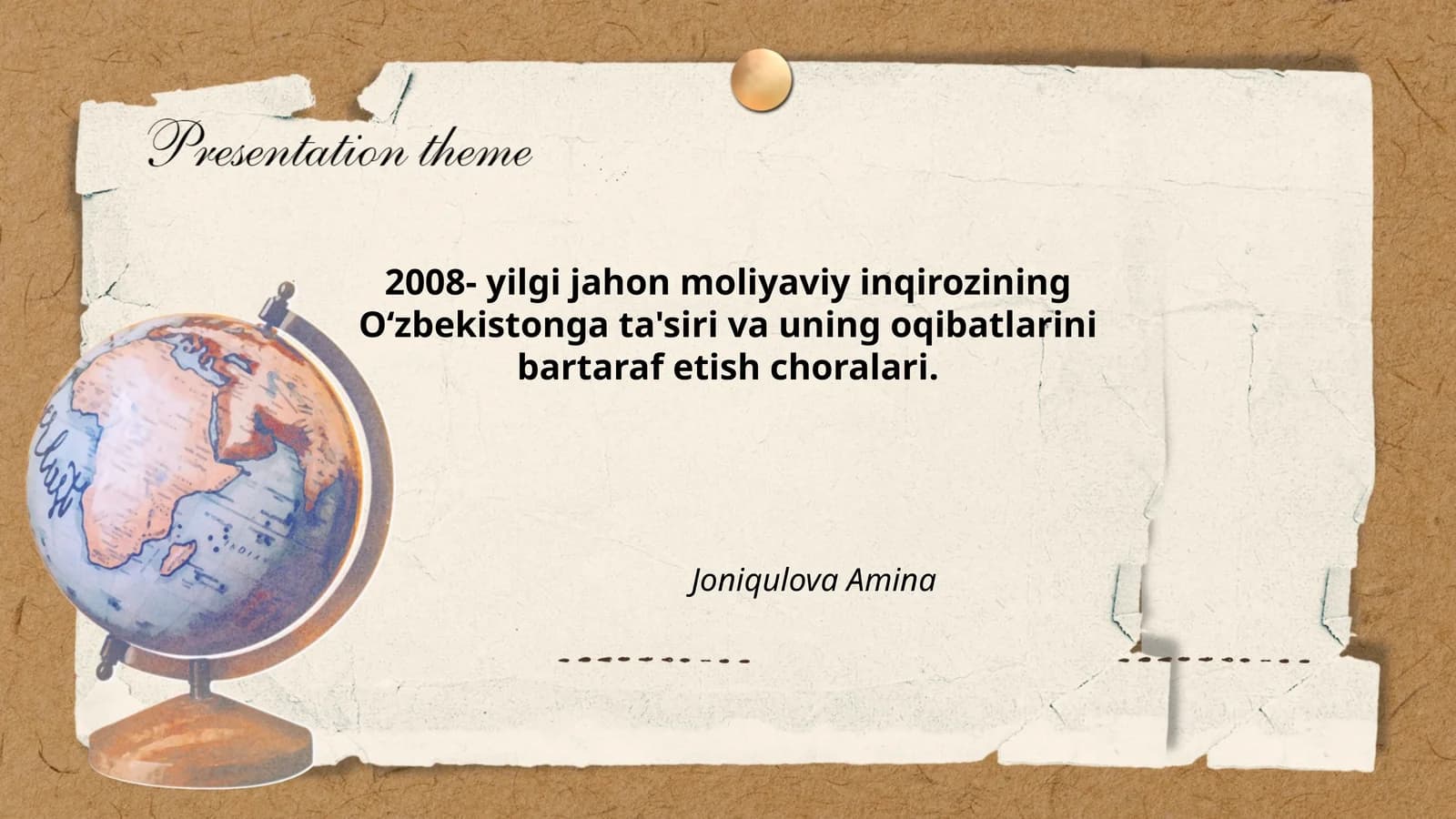 2008-yilgi jahon moliyaviy inqirozining Oʻzbekistonga ta'siri va uning oqibatlarini bartaraf etish choralari