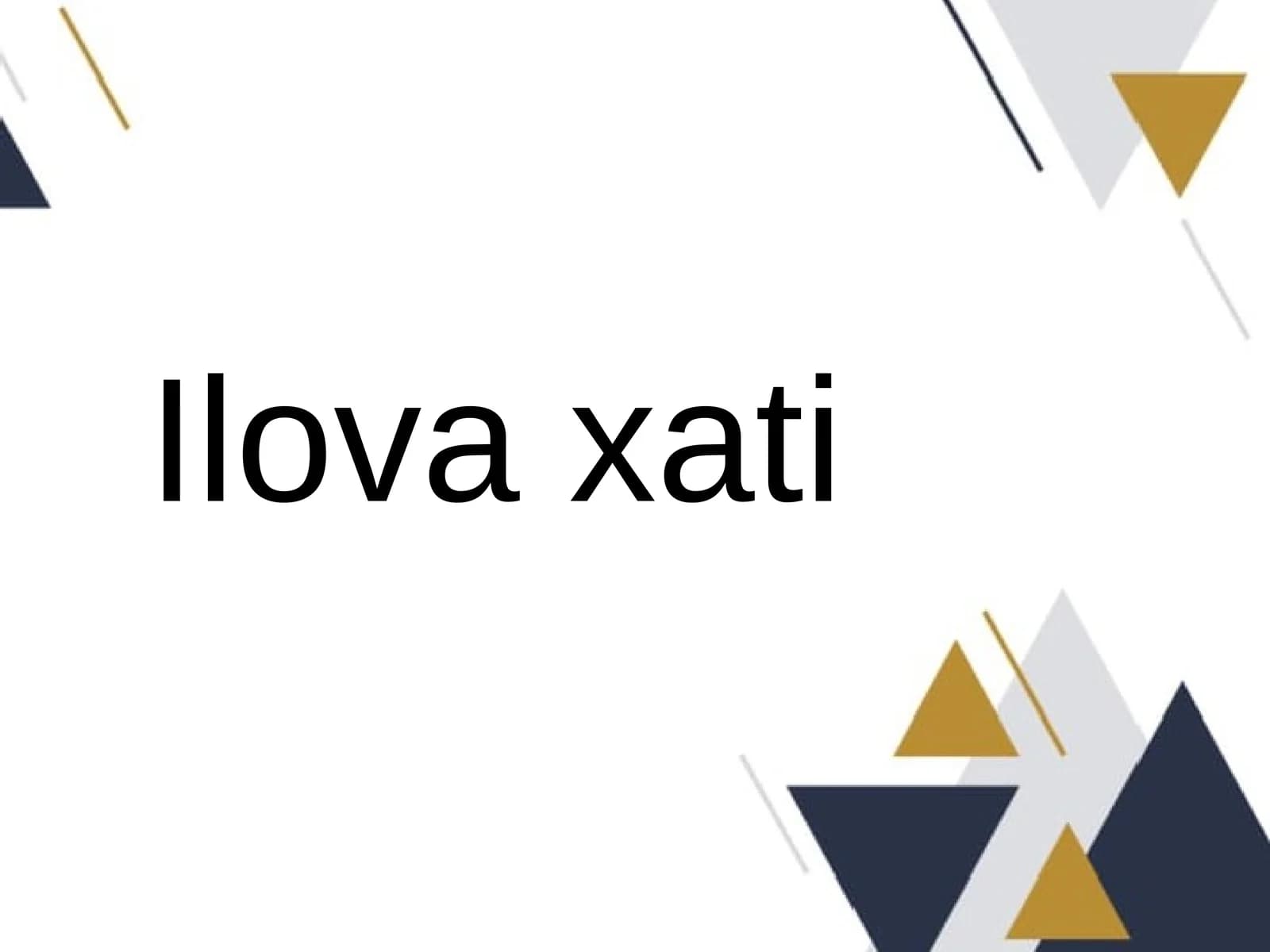 Ilova xati