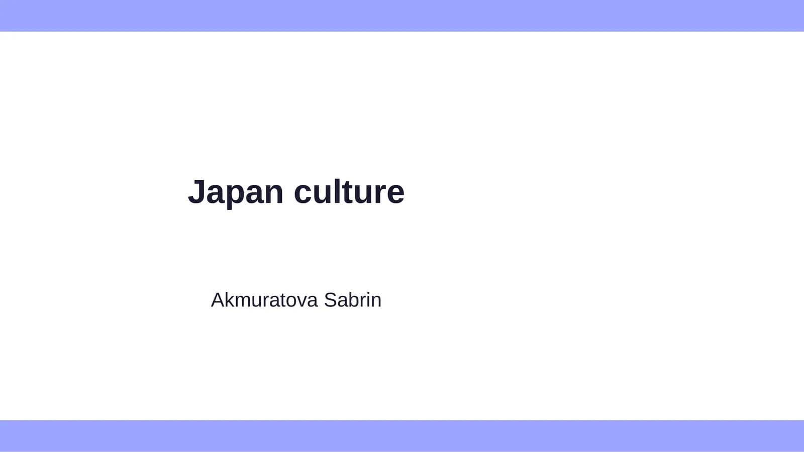 Japan culture