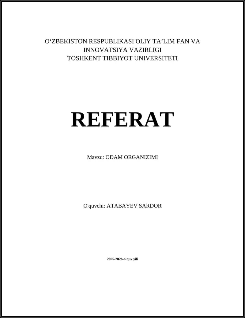 ODAM ORGANIZIMI