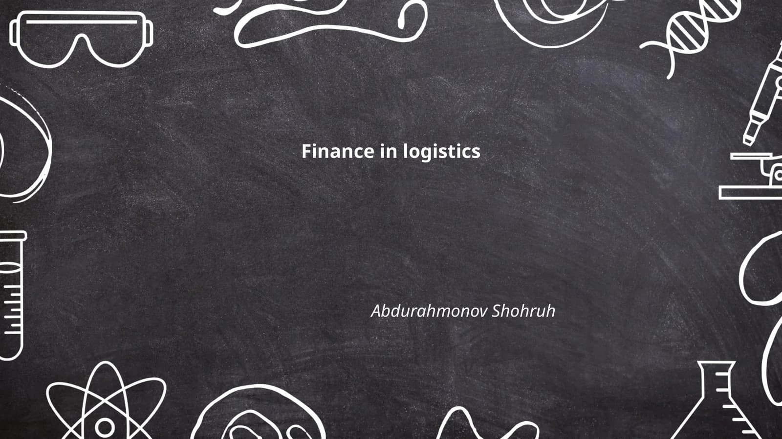 Finance in logistics