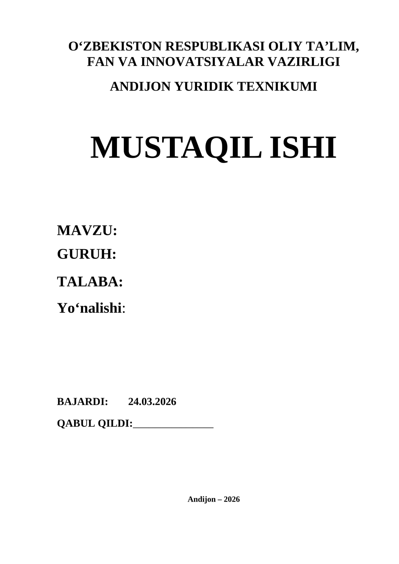 Huquqshunoslik kasbi