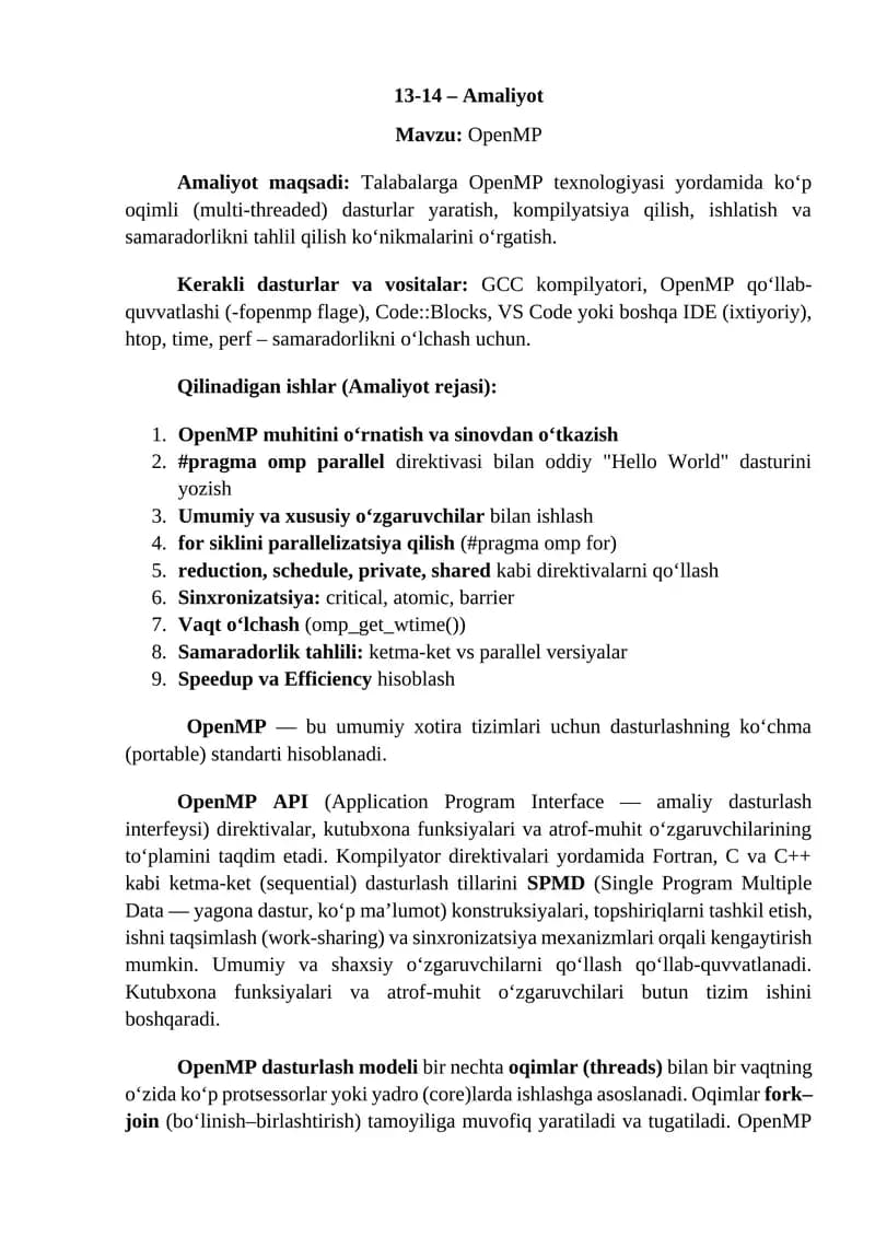 OpenMP