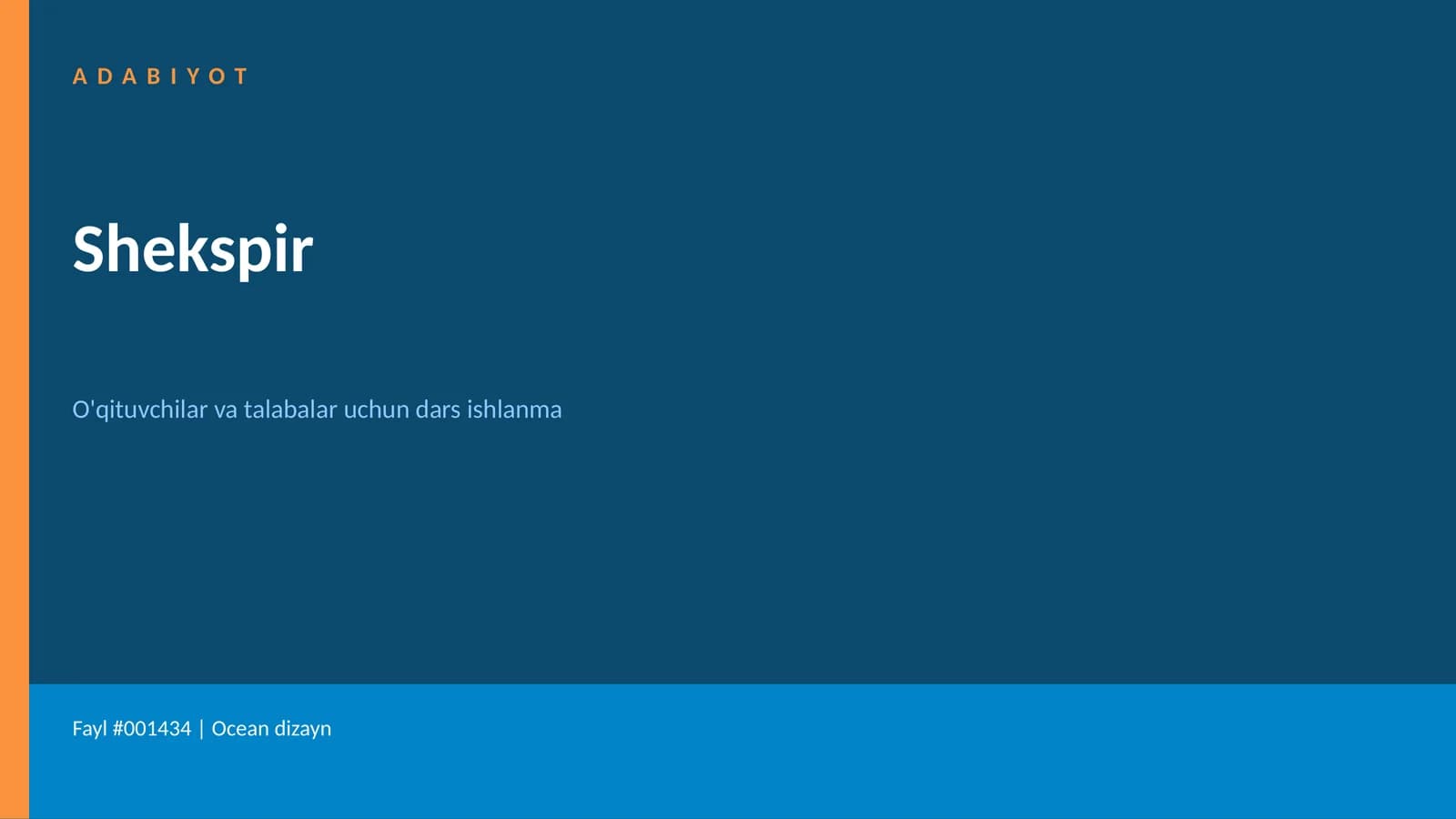ADABIYOT - Shekspir
